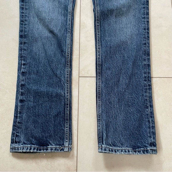 Zara Women’s 4 Slim Straight High Rise Denim Jeans Medium Wash. - Picture 3 of 7